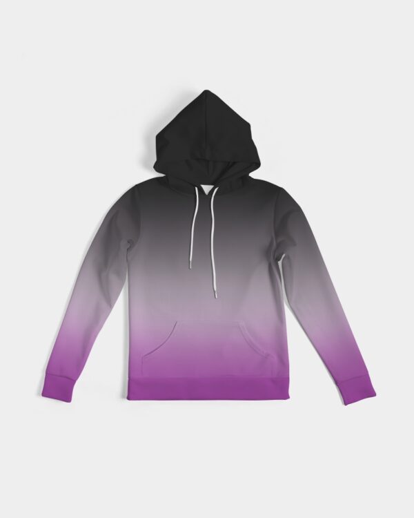 Asexual Pride Flag Ombre Hoodie