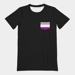 Asexual Pride Flag Pocket T-Shirt