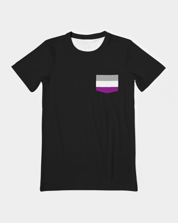 Asexual Pride Flag Pocket Tee | Regenbogen