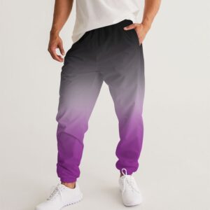 Asexual Pride Flag Ombre Jogger Track Pants