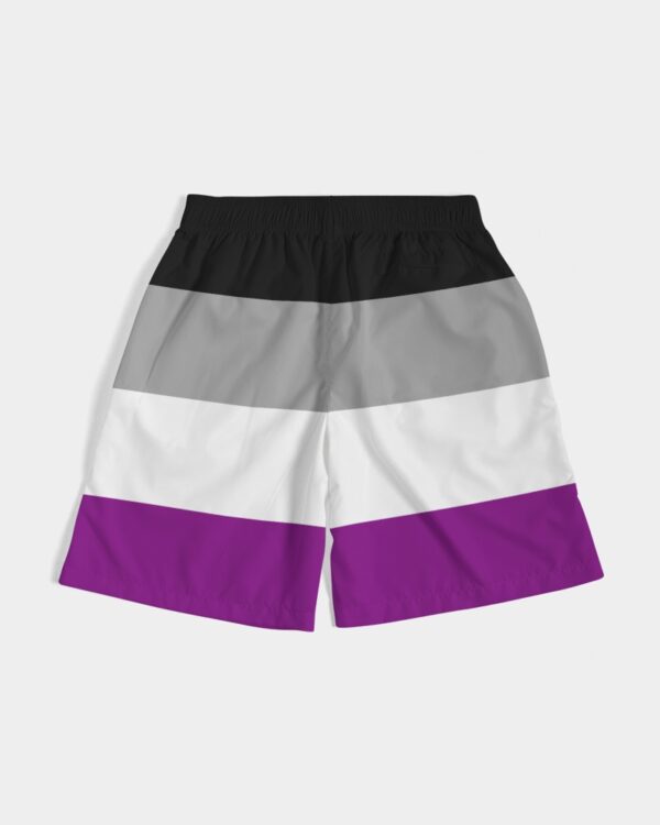 Asexual Pride Flag Men Jogger Shorts