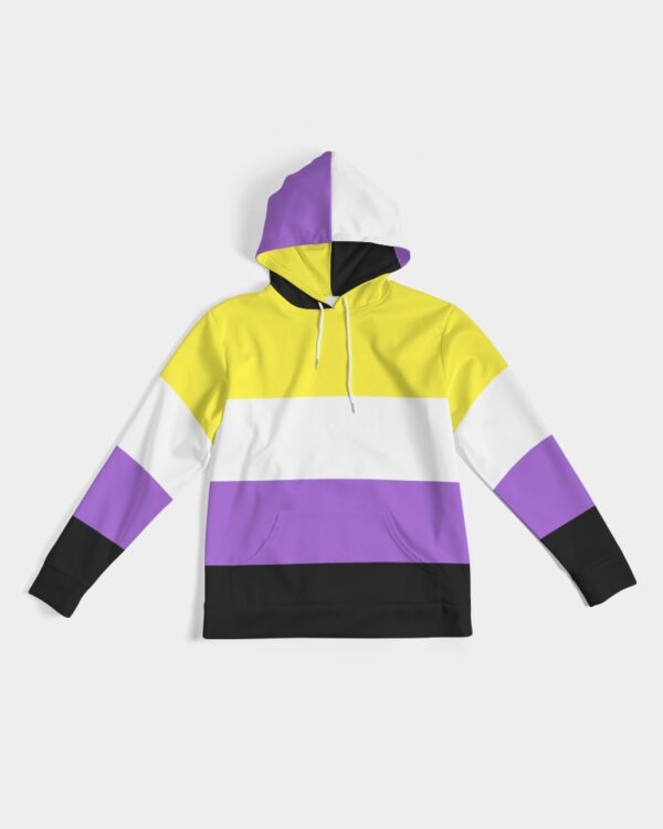 non binary pride flag hoodie