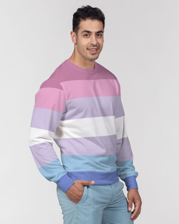 Bigender Pride Flag Pullover Sweater