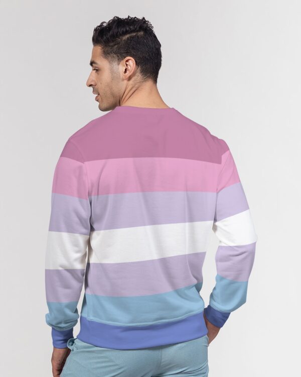 Bigender Pride Flag Pullover Sweater