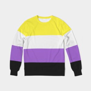 Non Binary Pride Flag Pullover Sweater