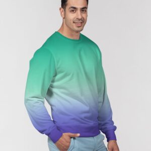 MLM Gay Men Pride Flag Ombré Pullover Sweater